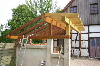 Dachkonstruktion Terrassendach